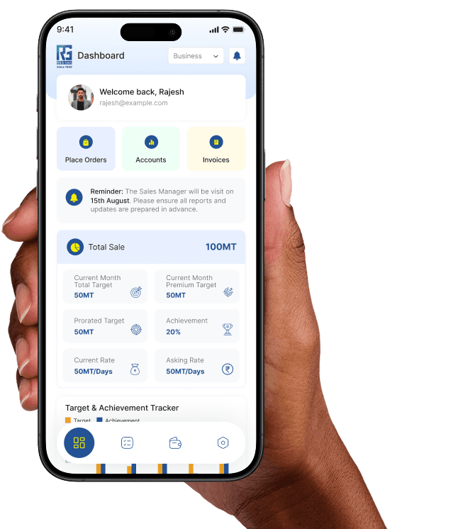 RG & Sons app preview